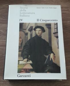 Storia Della Letteratura Italiana Iv Il Cinquecento Garzanti