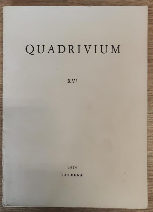 Quadrivium Xv. I Trattati Teorici Di Jacopo Da Bologna E Paolo Da Firenze Gius