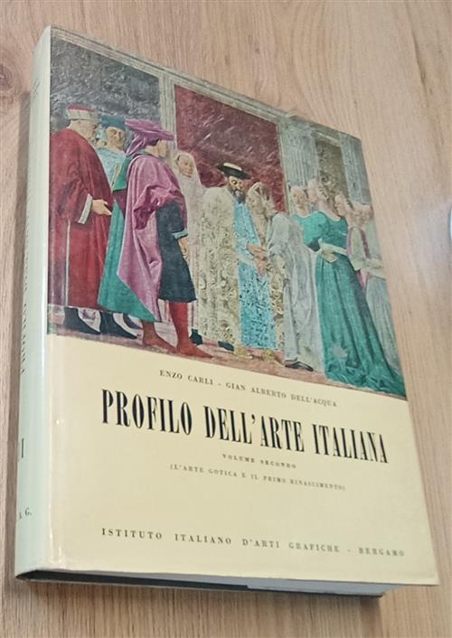 Profilo Dell'arte Italiana. Volume Secondo Carli, Dell'acqua Istituto Italiano