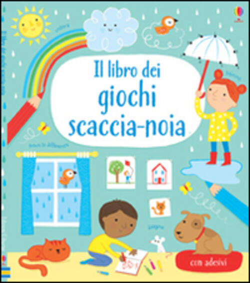 Il Libro Dei Giochi Scaccia-Noia. Con Adesivi. Ediz. Illustrata Rebecca Gilpin