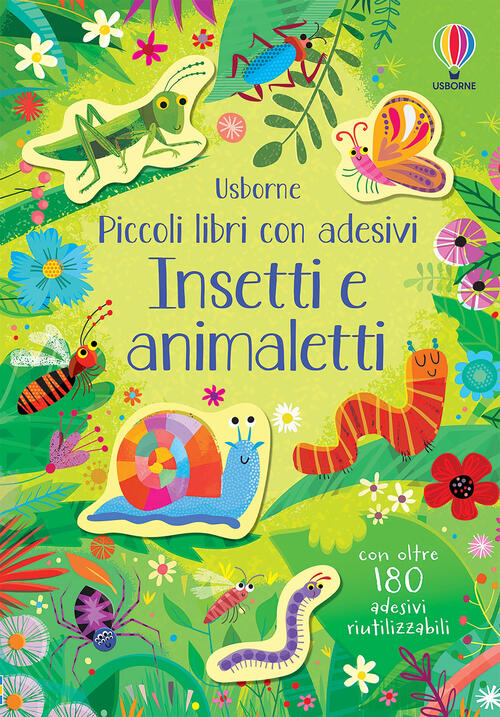 Insetti E Animaletti. Piccoli Libri Con Adesivi. Ediz. A Colori Sam Smith Usbo