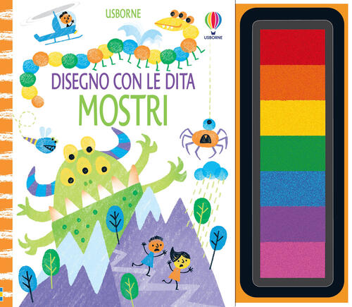 Mostri. Disegno Con Le Dita. Ediz. A Spirale. Con Pannello Di Inchiostro Fiona