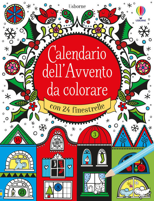 Calendario Dell'avvento Da Colorare Mary Cartwright Usborne 2025