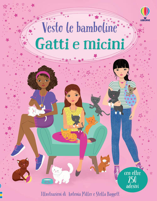 Gatti E Micini. Con Adesivi Lucy Bowman Usborne 2026