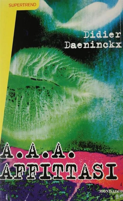 Aaa Affittasi Didier Daeninckx Mondadori 1997