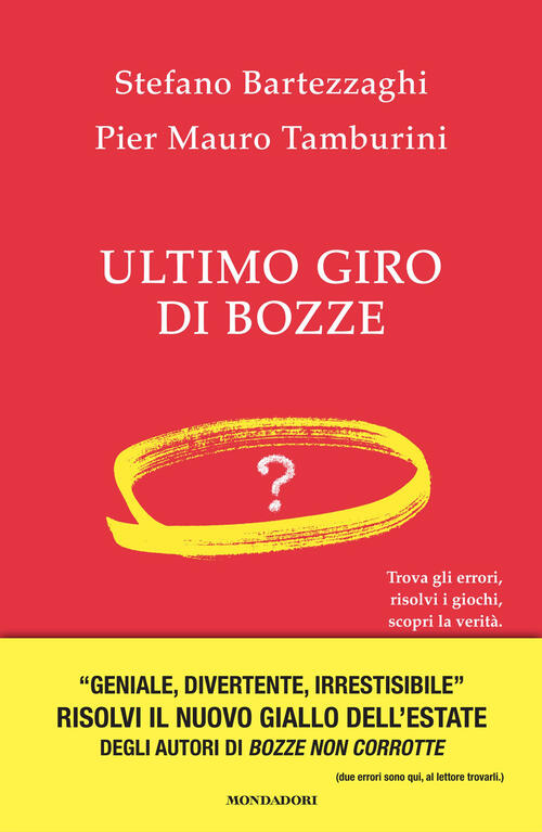 Ultimo Giro Di Bozze Stefano Bartezzaghi Mondadori 2026