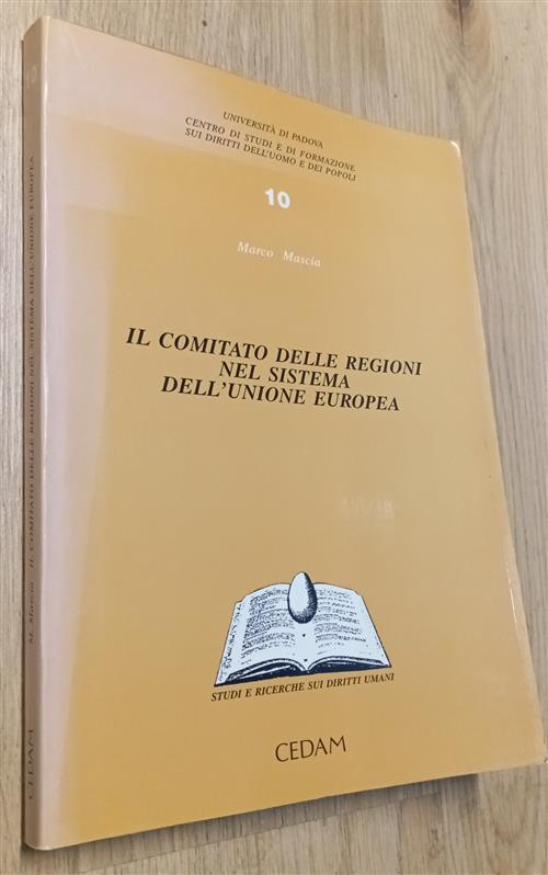 Il Comitato Delle Regioni Nel Sistema Dell'unione Europea Marco Mascia Cedam 1