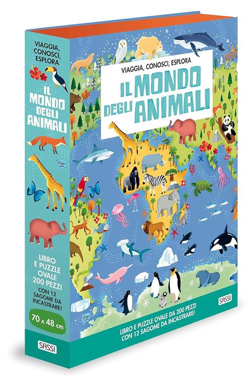 Il Mondo Degli Animali. Viaggia, Conosci, Esplora. Con Puzzle Matteo Gaule, Ir
