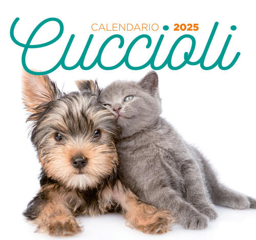 Cuccioli. Calendario 2025 Da Tavolo (17 X 16 Cm) Demetra 2024