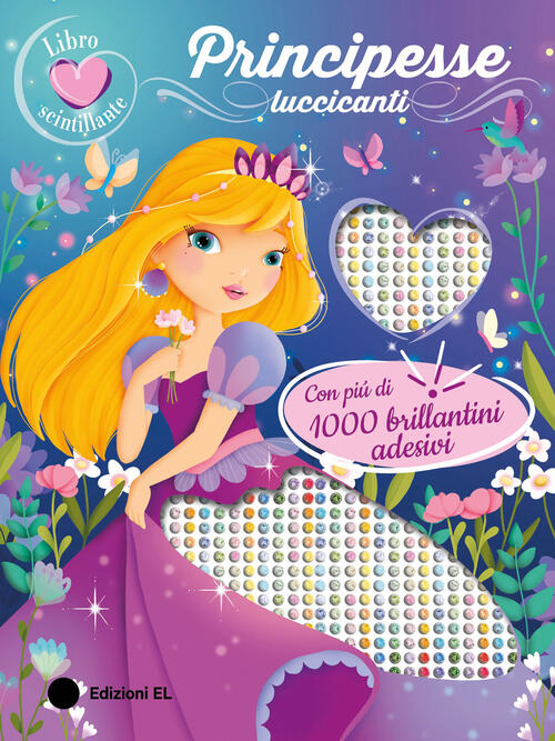 Principesse Luccicanti. Con Brillantini Adesivi El 2026
