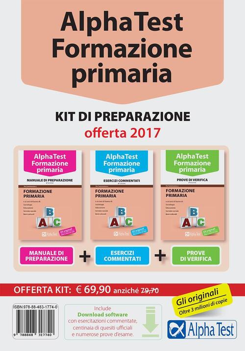 Alpha Test. Formazione Primaria. Kit Di Preparazione. Con Software Di Simulazi