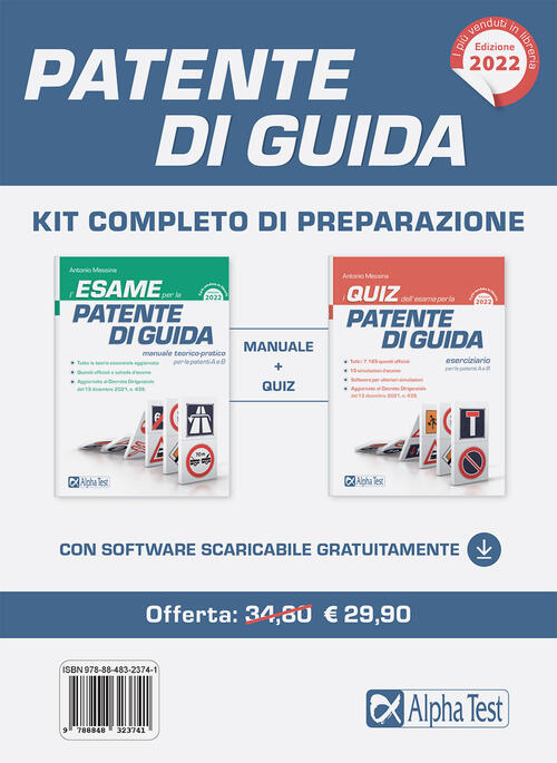 Patente Di Guida. Kit Completo Di Preparazione: Manuale-Eserciziario Antonio M