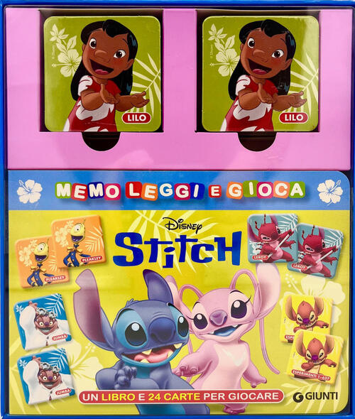 Stitch. Memo Leggi E Gioca. Con 24 Carte Disney Libri 2025