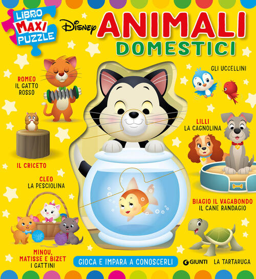Animali Domestici. Libro Maxi Puzzle Disney. Gioca E Impara A Conoscerli Walt