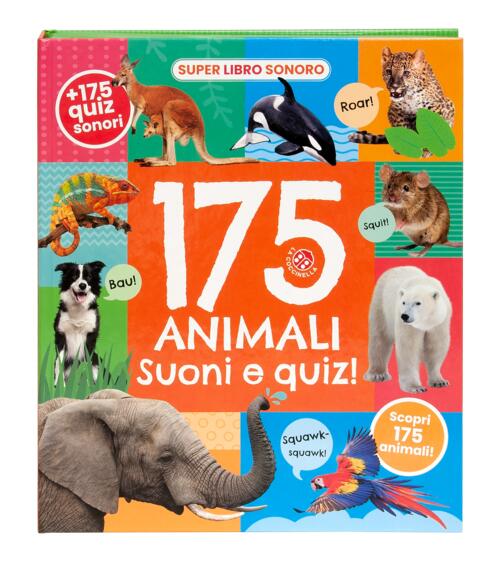 175 Animali. Suoni E Quiz! Ediz. A Colori La Coccinella 2024