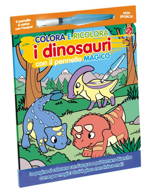 Colora E Ricolora I Dinosauri Agnese Gomboli La Coccinella 2025