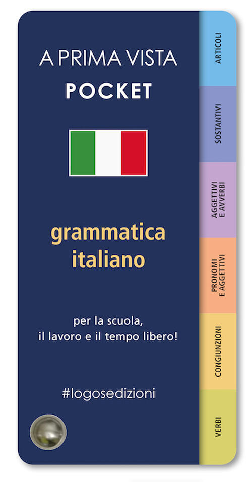 A Prima Vista Pocket: Grammatica Italiana Logos 2023