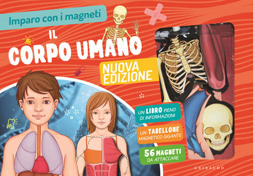 Imparo Con I Magneti. Il Corpo Umano - Nuova Edizione Gribaudo 2022