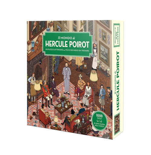 Il Mondo Di Hercule Poirot. Puzzle 1000 Pezzi Ilya Milstein L'ippocampo 2024
