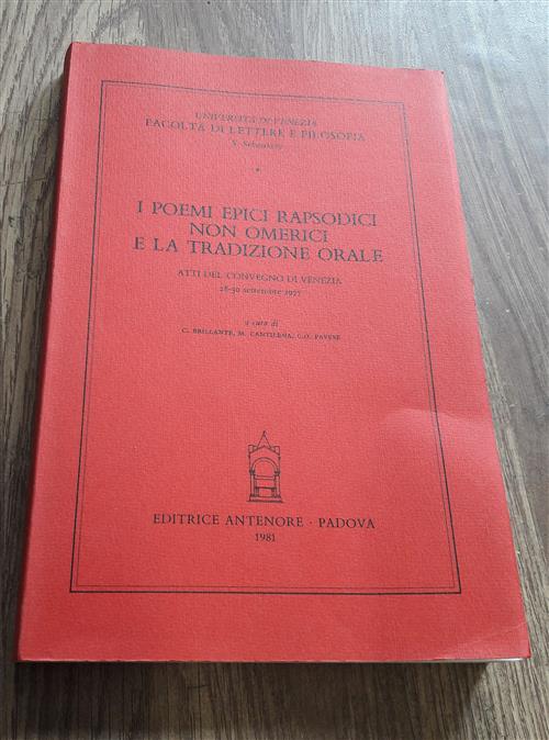 I Poemi Eipici Rapsodici Non Omerici