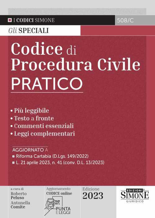 Codice Di Procedura Civile Pratico Roberto Peluso, Antonella Comite Edizioni G
