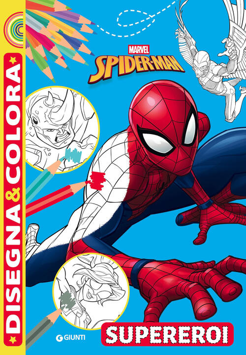 Supereroi. Spider-Man. Disegna E Colora Walt Disney Marvel Libri 2026