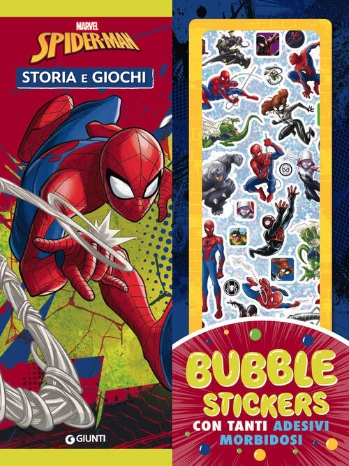 Spider-Man. Storia E Giochi. Bubble Stickers. Con Adesivi Marvel Libri 2026