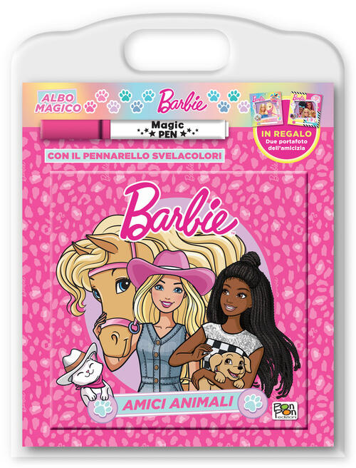 Barbie. Amici Animali. Albo Magico. Con Pennarello Svelacolori Lucia Marenzi P