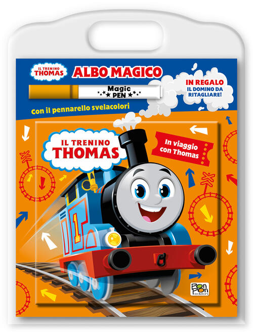 In Viaggio Con Thomas. Il Trenino Thomas. Albo Magico. Con Pennarello Svelacol