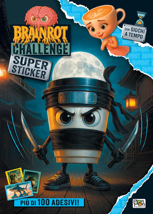 Brainrot Challenge. Super Sticker Pon Pon Edizioni 2025