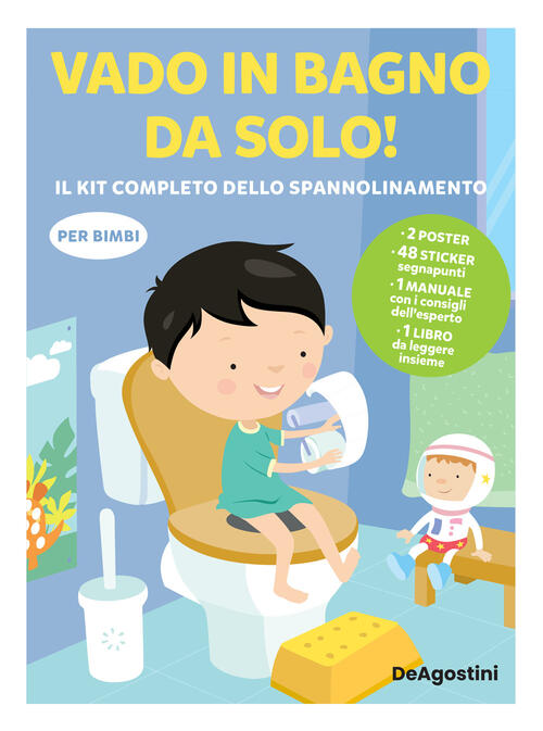 Vado In Bagno Da Solo! Il Kit Completo Dello Spannolinamento. Con Adesivi. Con