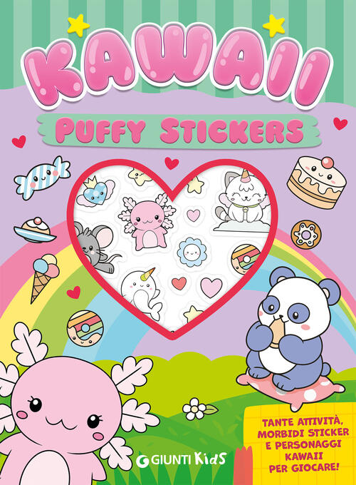 Kawaii. Puffy Stickers Giunti Editore 2026
