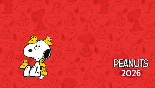 Peanuts. Agenda Orizzontale 2026 Charles M. Schulz Magazzini Salani 2025
