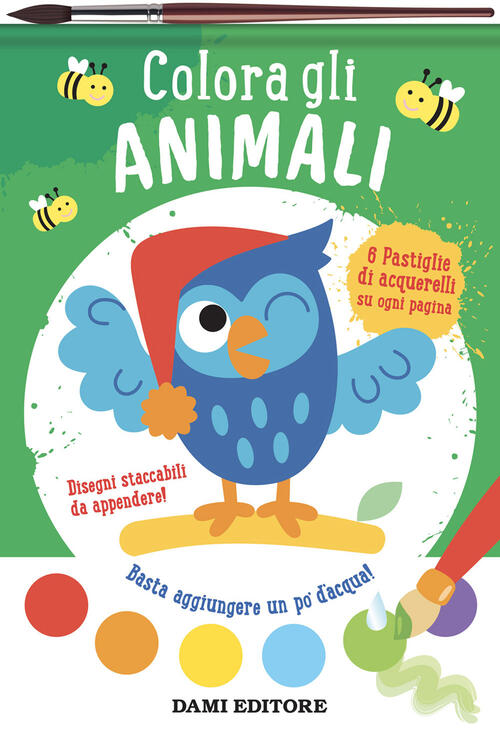 Colora Gli Animali. Colori Magici. Con Pennello Dami Editore 2022
