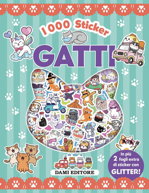 Gatti. 1000 Sticker Jing Lau Dami Editore 2026
