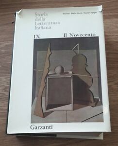 Storia Della Letteratura Italiana Ix Il Novecento Garzanti
