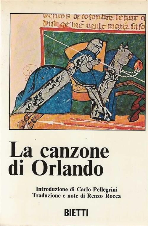 La Canzone Di Orlando Carlo Pellegrini, Renzo Rocca Bietti 1975