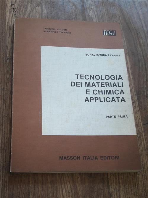 Tecnologia Dei Materiali E Chimica Applicata