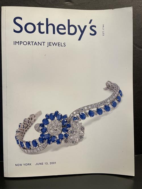 Sotheby's Jewels New York June 13 2001