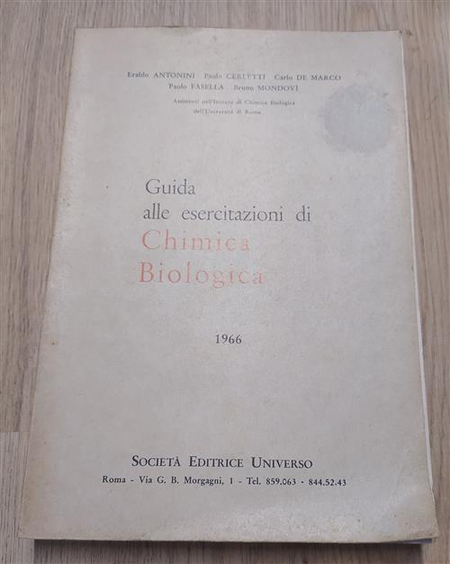 Guida Alle Esercitazioni Di Chimica Biologica