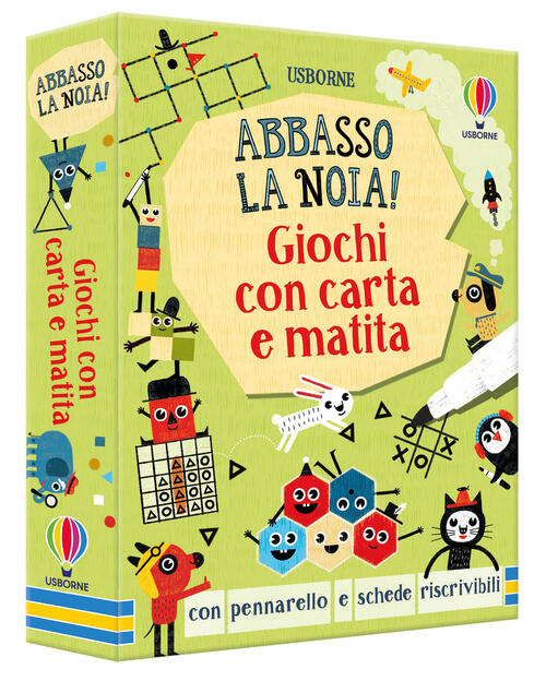 Giochi Con Carta E Matita. Abbasso La Noia! Con Gadget Emily Bone Usborne 2019