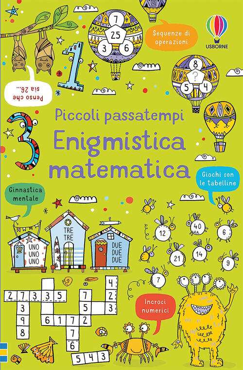 Enigmistica Matematica. Piccoli Passatempi Philip Clarke Usborne 2021