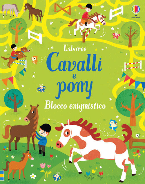 Cavalli E Pony. Blocco Enigmistico Simon Tudhope Usborne 2021