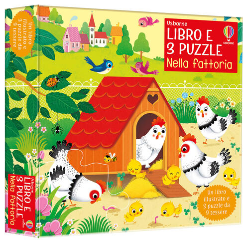 Nella Fattoria. Ediz. A Colori. Con 3 Puzzle Sam Taplin Usborne 2021
