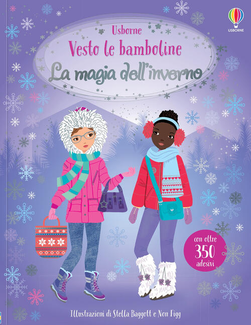 La Magia Dell'inverno. Vesto Le Bamboline. Con Adesivi. Ediz. A Colori Fiona W