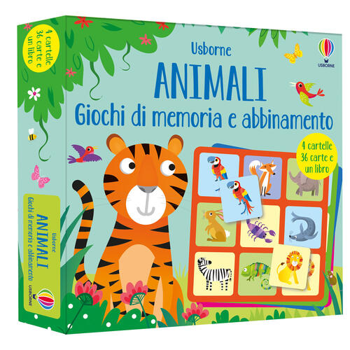 Animali. Giochi Di Memoria E Abbinamento. Ediz. A Colori. Con 4 Cartelle. Con
