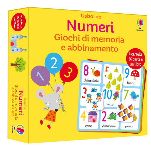 Numeri. Con 4 Cartelle. Con Libro Illustrato Kate Nolan Usborne 2022