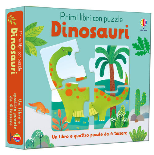 Dinosauri. Primi Libri Con Puzzle. Con 4 Puzzle Matthew Oldham Usborne 2022