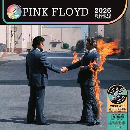 Calendario 30X30 Pink Floyd 2025 Pyramid Alpha Edition 2024
