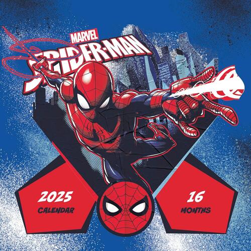 Calendario 30X30 Spiderman 2025 Pyramid Alpha Edition 2024